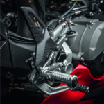 Ducati Adjustable rider footpegs in aluminium.