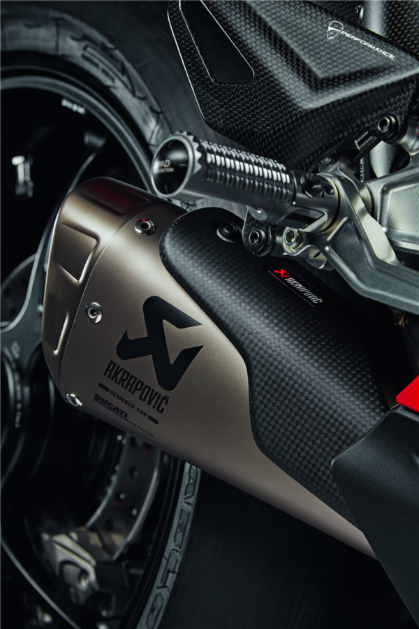 Ducati Complete titanium exhaust system.