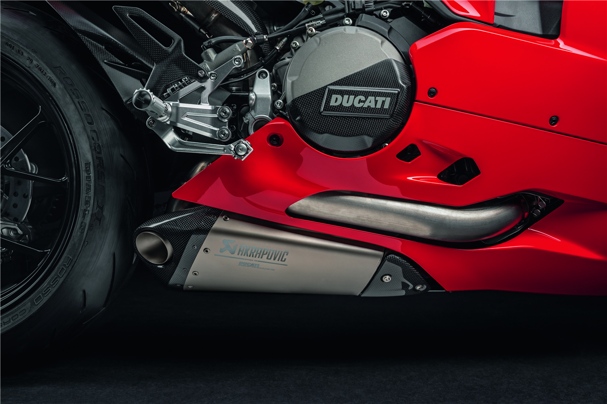 Ducati Racing exhaust.