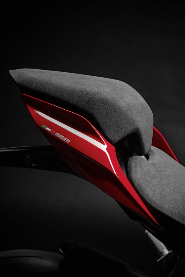 Ducati Raised passenger seat.
