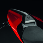 Ducati Passenger seat cover in plastic fibre.