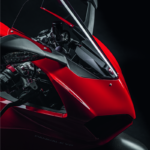 Ducati Oversized headlight fairing.