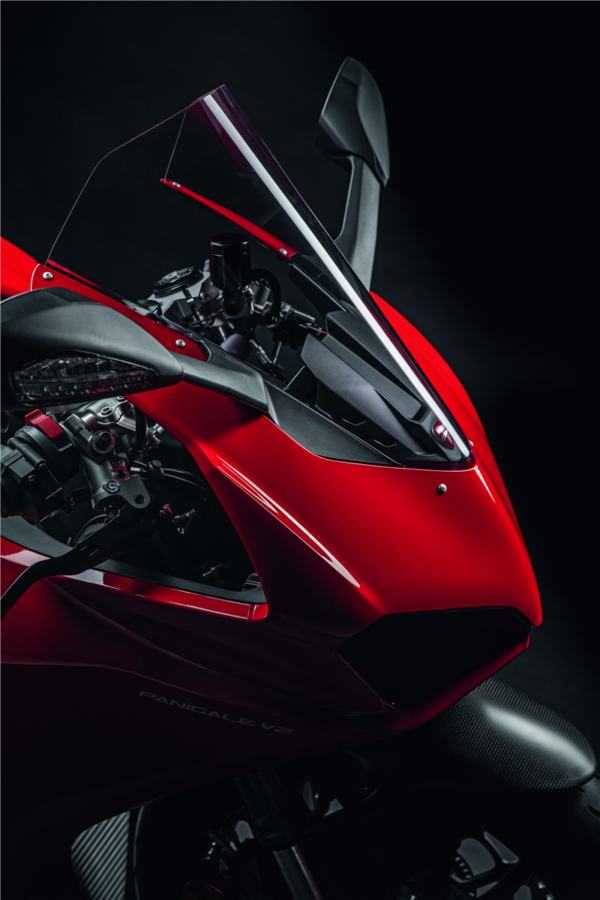 Ducati Oversized headlight fairing.