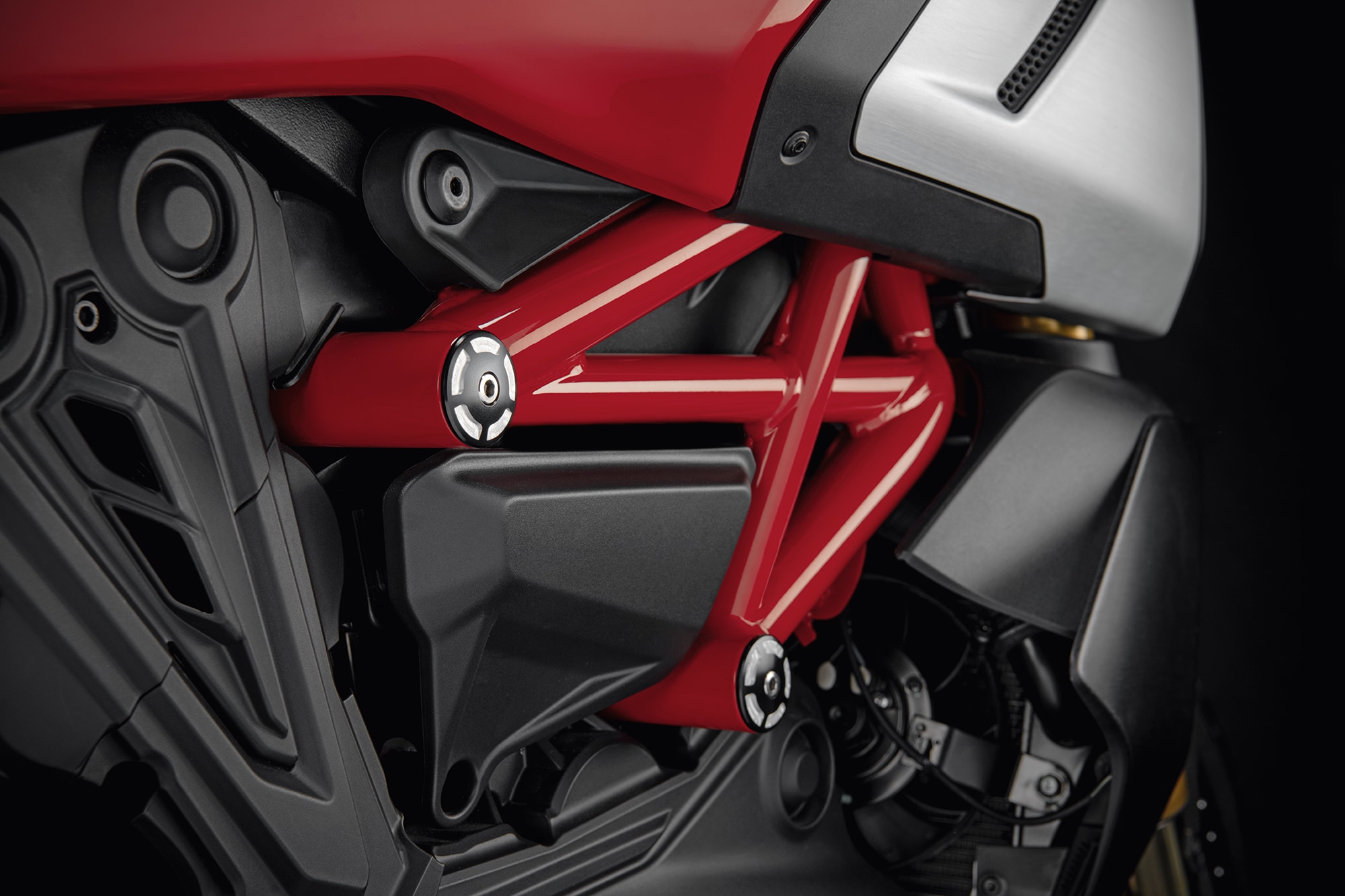 Ducati Billet aluminium frame plugs