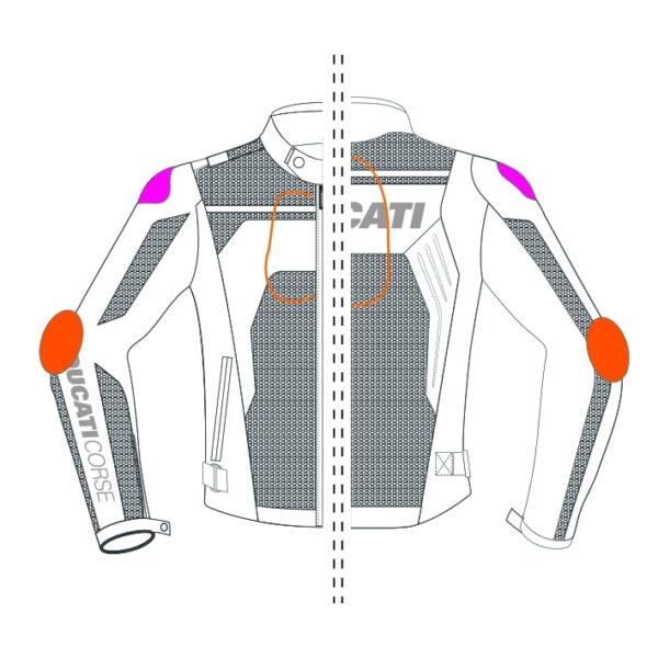 Ducati Corse Tex Summer C2 - Fabric jacket