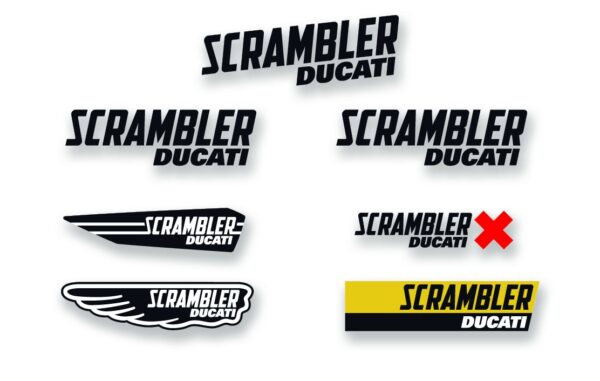 Ducati Multi Logo - Stickers