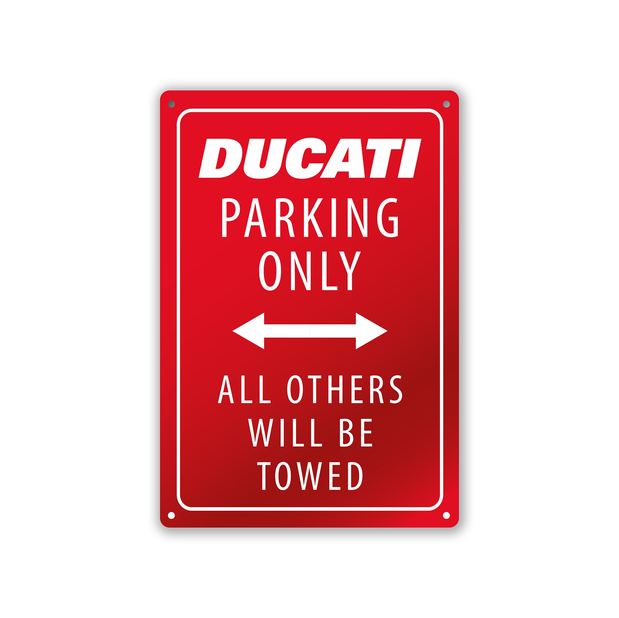 Ducati Parking - Metal plate