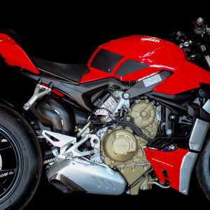 TechSpec Ducati Streetfighter V4 Panigale Snake Skin Tank Grips