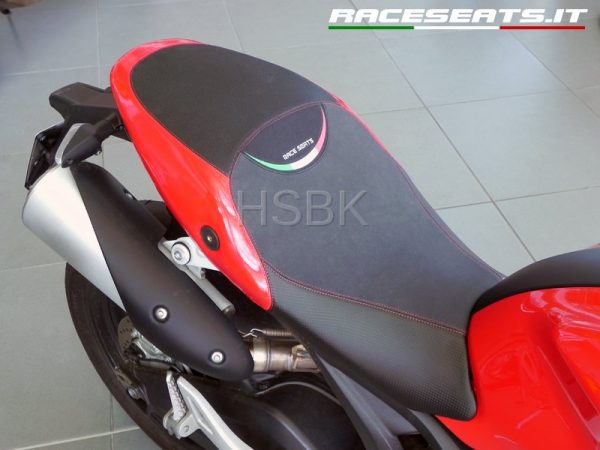 RaceSeats Ducati Monster 696 796 1100 "Red Cristal" Seat