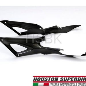 Ducati 848 1098 1198 Carbon Fiber Lower Tank Panel Covers