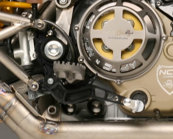 NCR Ducati Hypermotard 1100 Billet / Titanium Rearset