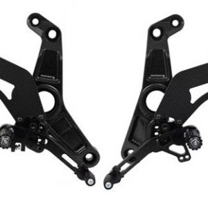 DUCABIKE Ducati Monster 1200 SuperSport (17) Billet Adjustable Rearsets (Fixed Pegs) (2017 & Up)