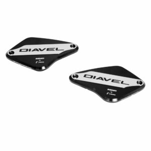 Ducati- Covers for brake and clutch fluid reservoirs. [96180751AA]