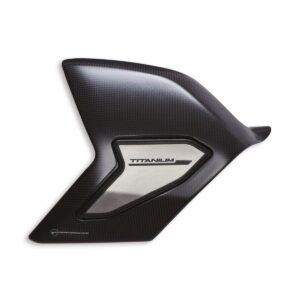 Ducati- Carbon and titanium protection for swinging arm. [96989991C]