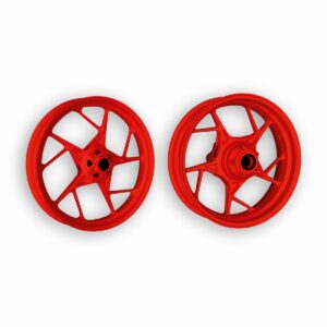 Ducati- Cast rims.
