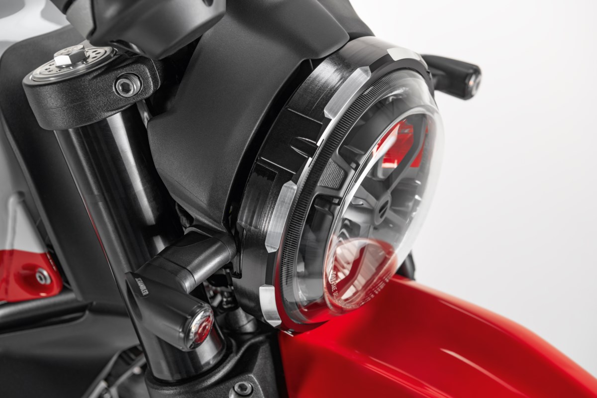 Ducati- Billet aluminium headlight trim. [97380231A