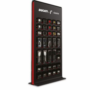 Ducati- Ducati by Rizoma floorstanding accessory display. [97910041A]