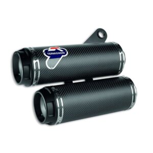 PAIR OF TERMIGNONI CARBON RACING SILENCERS DUCATI MONSTER 1200