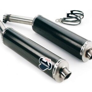 PAIR OF RACING CARBON SILENCERS TERMIGNONI DUCATI MONSTER SUPERSPORT 620/800/1000