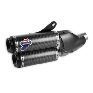 PAIR OF TERMIGNONI CARBON RACING SILENCERS DUCATI MONSTER 1200 2017-2021