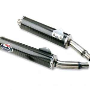 PAIR OF RACING CARBON SILENCERS TERMIGNONI DUCATI MONSTER MONSTER 620/695/750/800/900/1000/S4