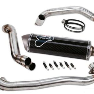 COMPLETE RACING HIGH EXHAUST TERMIGNONI CARBON DUCATI HYPERMOTARD 1100
