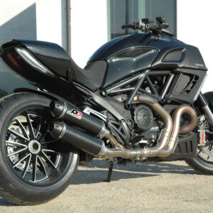 QD Ducati Diavel Magnum Series Twin Full Exhaust System