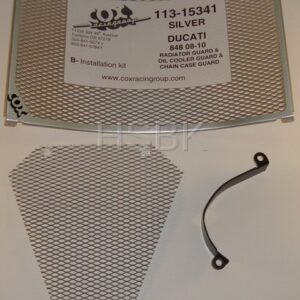 Cox Racing Ducati 848 1098 1198 Radiator & Oil Cooler Guard Set