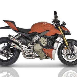 QD Ducati Streetfighter V4 V4S Semi Full System Twin Titanium GunShot Exhaust System