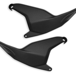 CRB105O - DIAVEL V4 MATT CARBON REAR FRAME COVERS