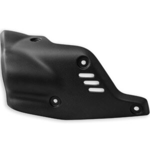 CRB127O - DIAVEL V4 RIGHT EXHAUST HEAT SHIELD MATT CARBON