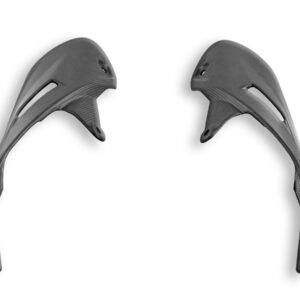 CRB162O - HM 698 MONO MATT CARBON EXHAUST TOP GUARDS