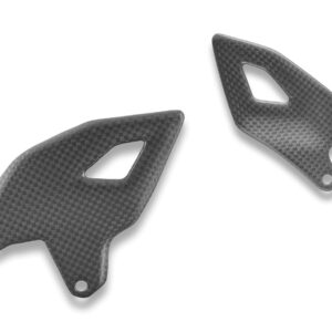 CRB216O - PANIGALE V4 2025 MATT CARBON HEEL GUARDS