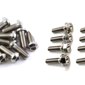 HRT Titanium Front / Rear Wheel Brake Disk / Rotor Bolts
