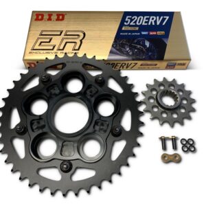 Superlite Ducati Small Axle Series 520 Chain & Steel Sprocket Kit