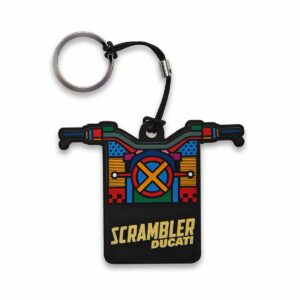 Scrambler Freedom Rubber Key Ring