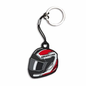 DC Helmet Rubber Key Ring