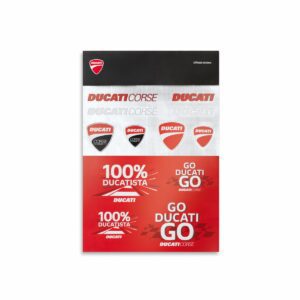 100% Ducatista Stickers