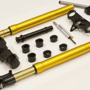NCR Corse Complete Front End Kit – Öhlins 43mm Forks, Triple Clamps, Adjustable Offset, Clip-Ons + (select additional upgrades)